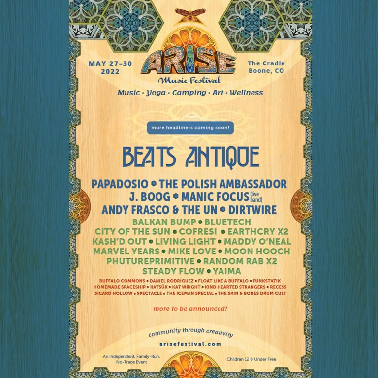 ARISE Music Festival Announces First Artist Reveal for 2022