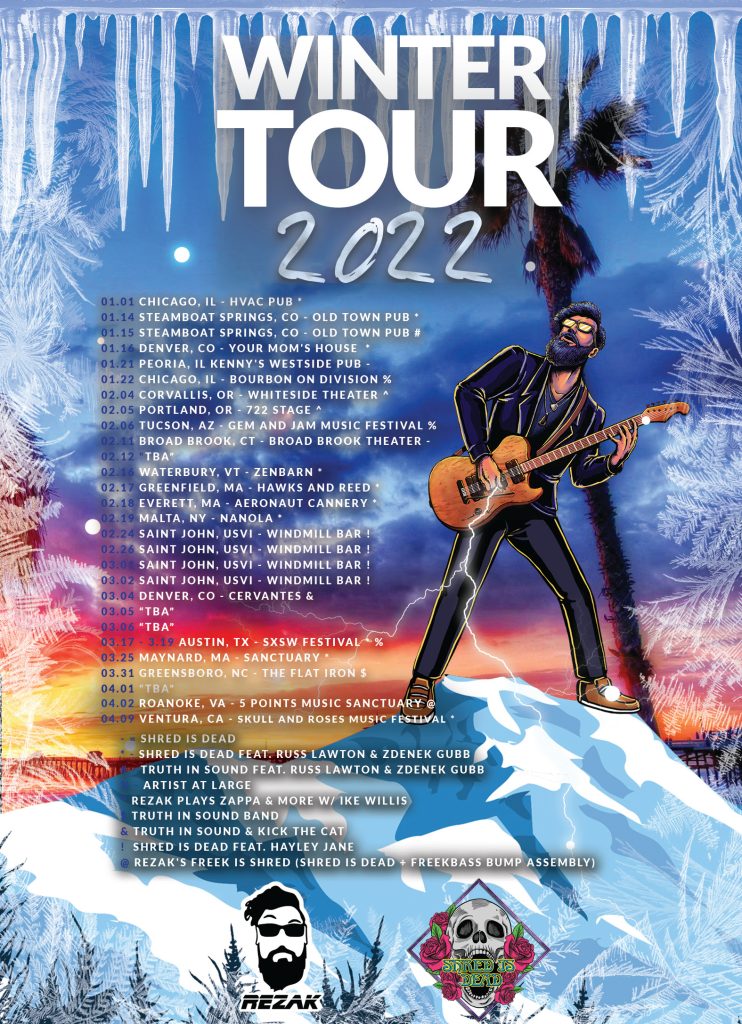 MARCUS REZAK ANNOUNCES WINTER 2022 TOUR