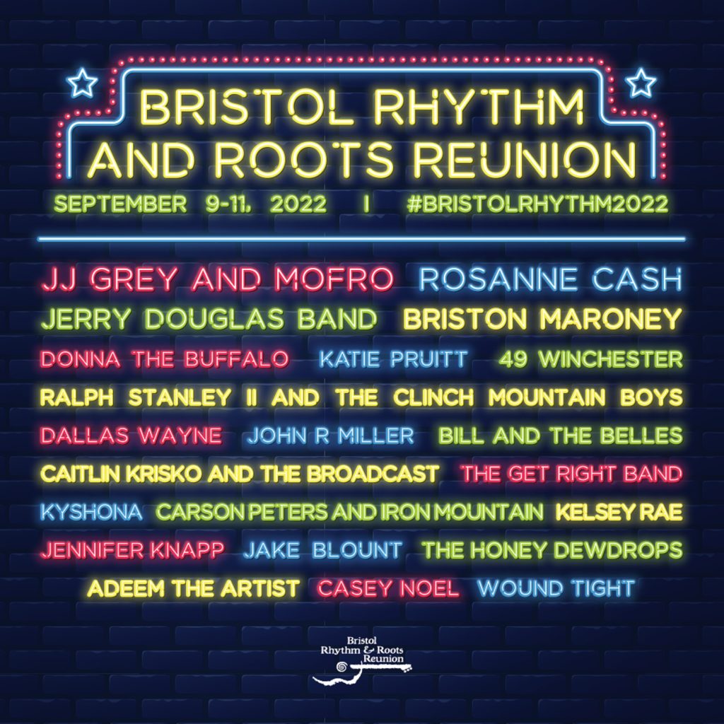 Rosanne Cash, JJ Grey & Mofro to Perform at Bristol Rhythm & Roots Reunion 2022