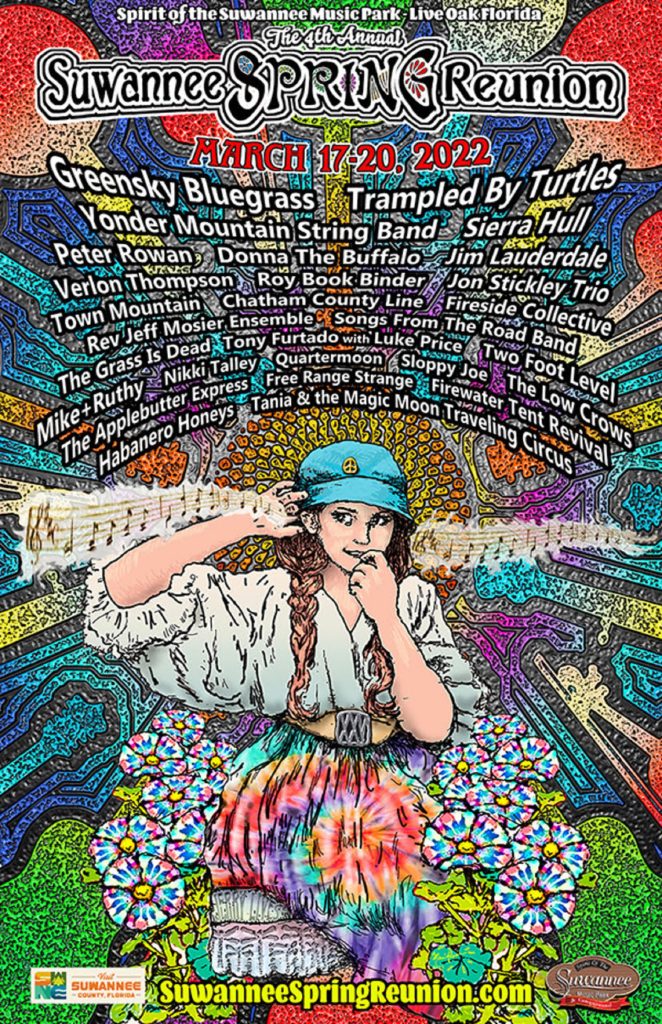 Suwannee Spring Reunion Schedule Announced— Greensky Bluegrass, Trampled By Turtles, Yonder Mountain String Band, Sierra Hull
