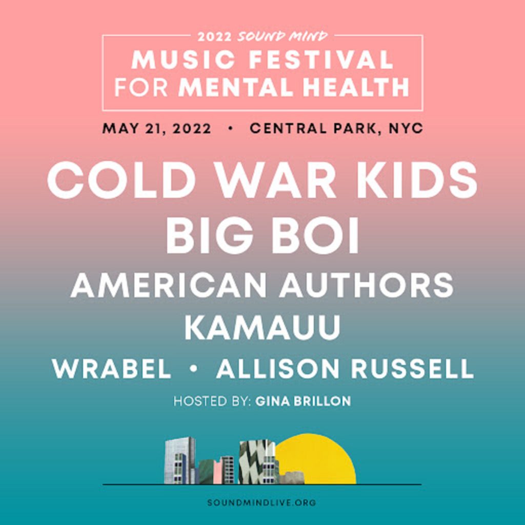 SOUND MIND ANNOUNCES FOURTH ANNUAL MUSIC FESTIVAL FOR MENTAL HEALTH AT NEW YORK CITY’S CENTRAL PARK ON MAY 21
