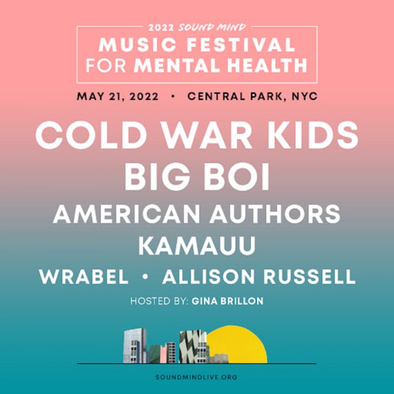 SOUND MIND ANNOUNCES FOURTH ANNUAL MUSIC FESTIVAL FOR MENTAL HEALTH AT NEW YORK CITY’S CENTRAL PARK ON MAY 21