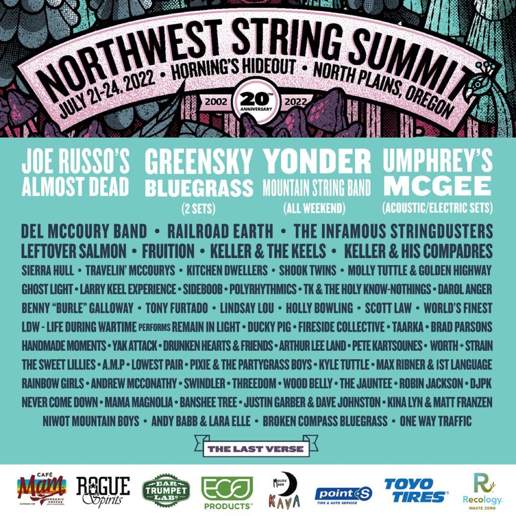 Northwest String Summit Adds Joe Russo’s Almost Dead, Sierra Hull, Ghost Light, And More To 20th And Final Lineup