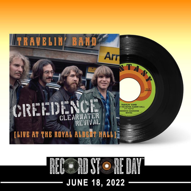 CREEDENCE CLEARWATER REVIVAL’S PREVIOUSLY UNRELEASED “TRAVELIN’ BAND,”  CAPTURED LIVE AT THE ROYAL ALBERT HALL