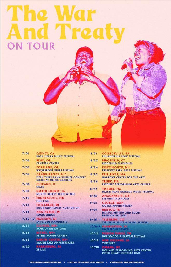 The War And Treaty Add Tour Dates + Americana Awards Nom