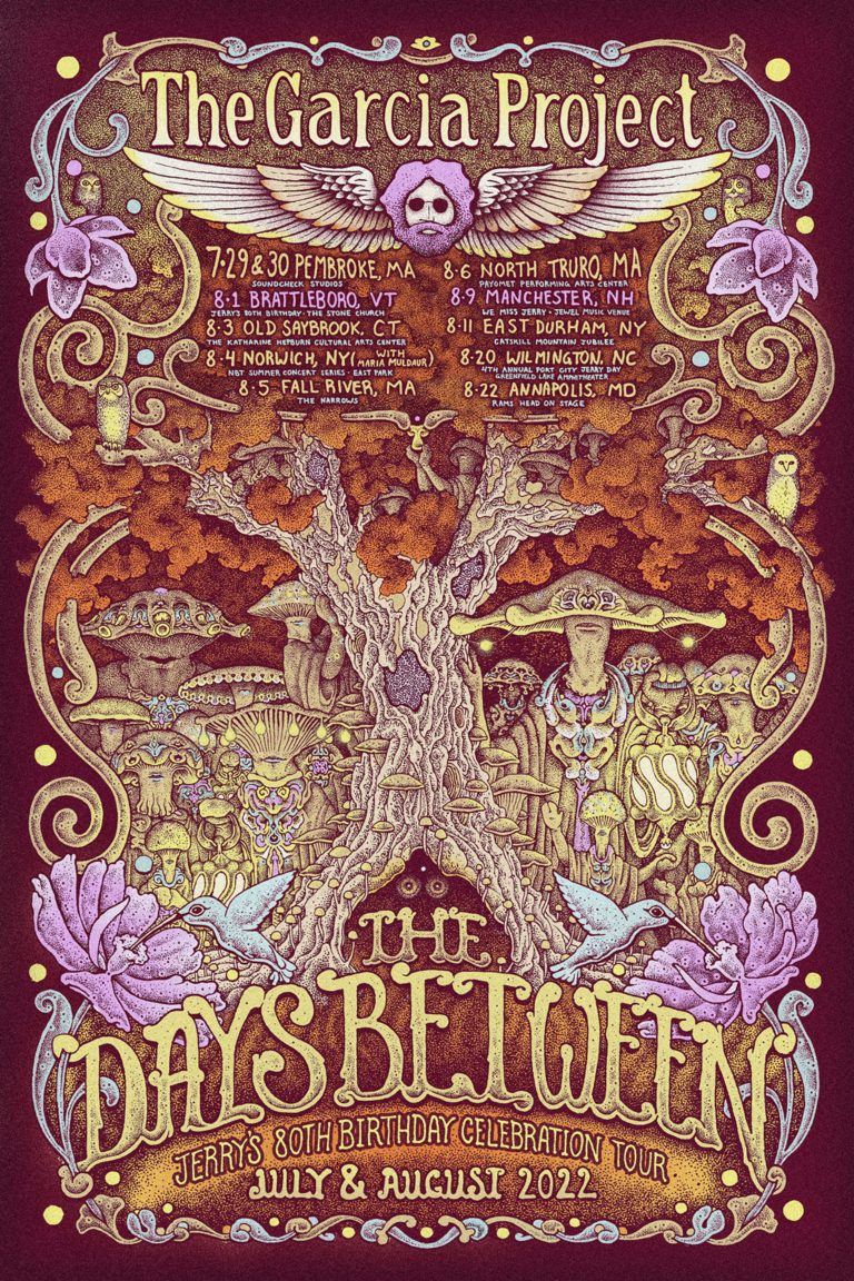 The Garcia Project Announces Their 2022 Days Between Tour Celebrating the 80th Birthday of Jerry Garcia