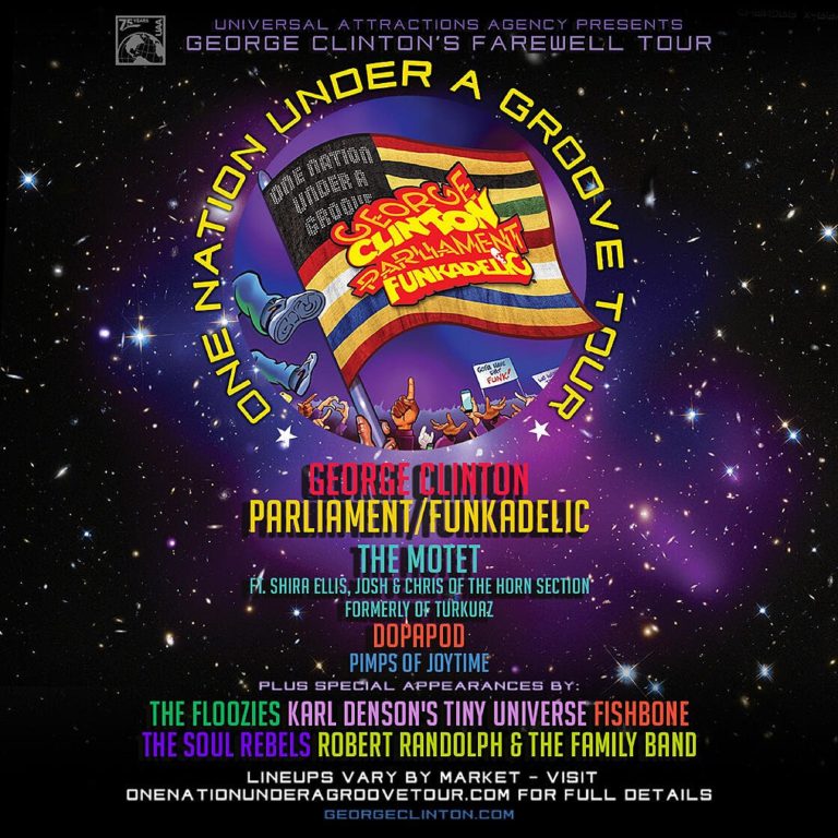 GEORGE CLINTON & PARLIAMENT FUNKADELIC ADD ADDITIONAL TOUR DATES DUE TO POPULAR DEMAND
