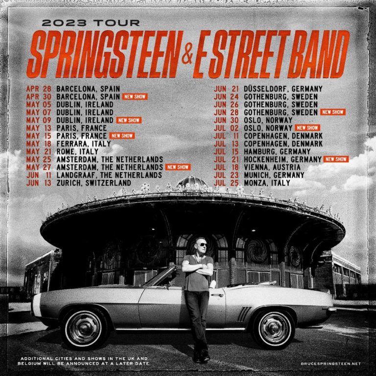 Bruce Springsteen and The E Street Band Top One Million Tickets Sold On 2023 International Tour + New European Shows Added