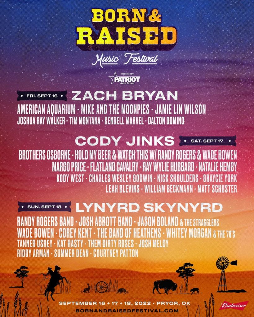 Born & Raised Music Festival Announces Single Day GA Passes Available Starting June 17th