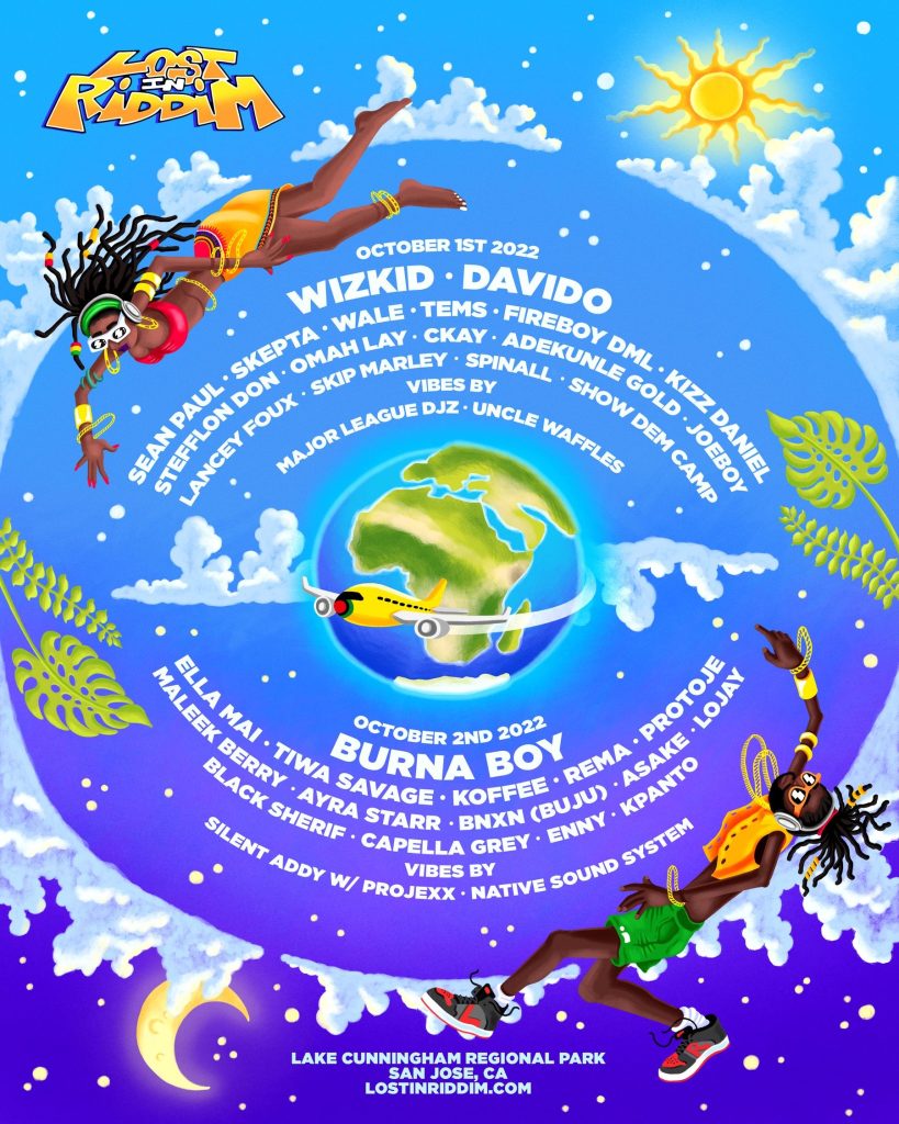 Lost In Riddim 2022 – Afrobeats Music Festival Relocates to Bay Area