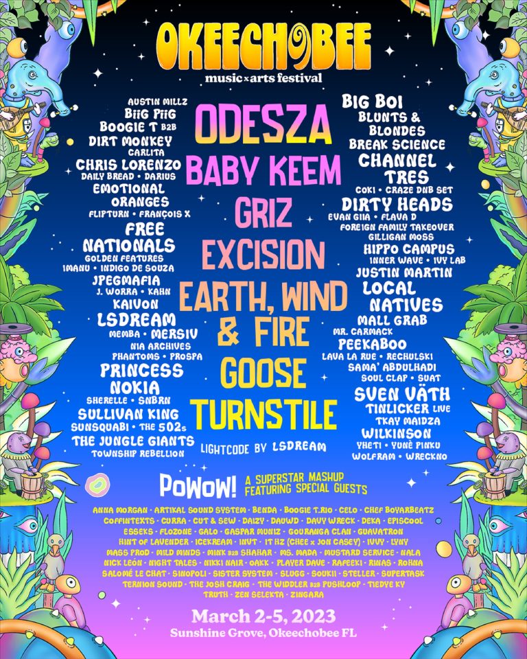 OKEECHOBEE MUSIC & ARTS FESTIVAL ANNOUNCES 2023 LINEUP