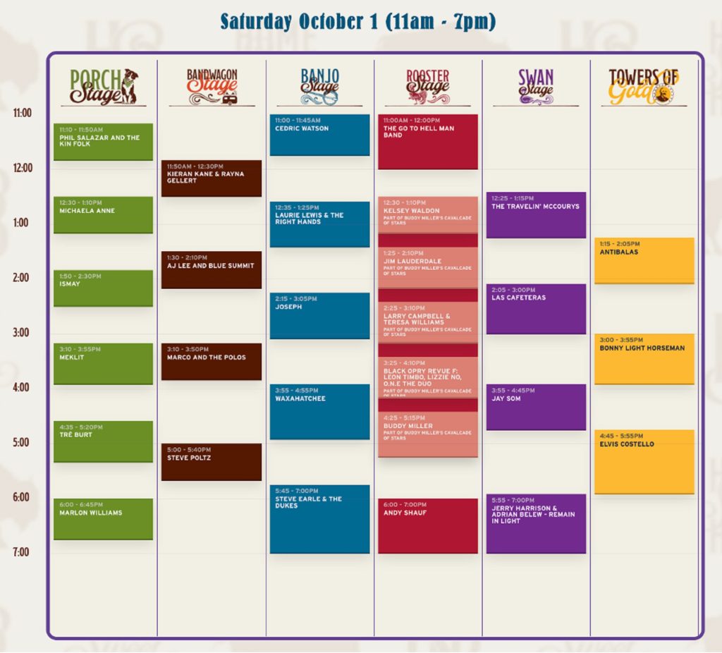 Hardly Strictly Bluegrass Comes Back To The Park Announcing Set Times and Complete Lineup