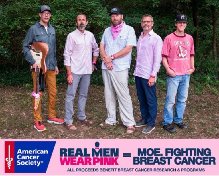 moe. partners with American Cancer Society on “Real Men Wear Pink”