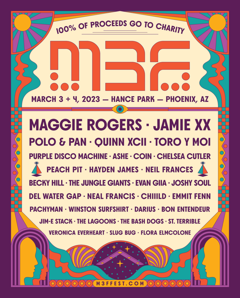 Non-Profit Music Festival M3F Fest Announces 2023 Lineup and M3F Fund Launch