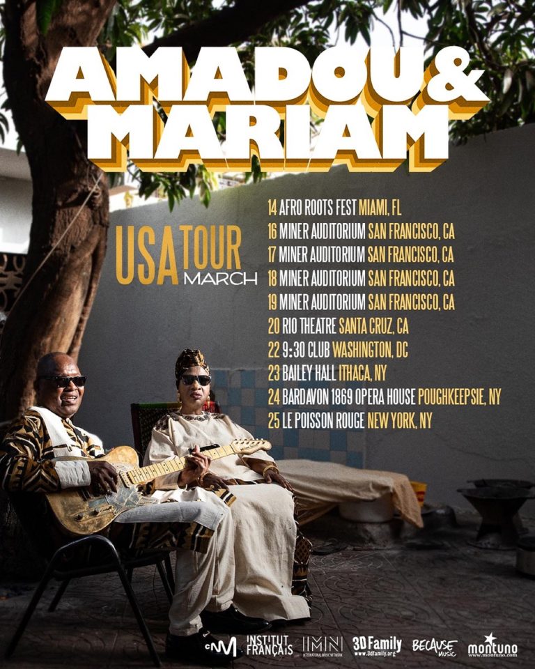 Global Icons of African Music Amadou & Mariam Headline U.S. Venues with 4-Night Run of Shows at SF JAZZ