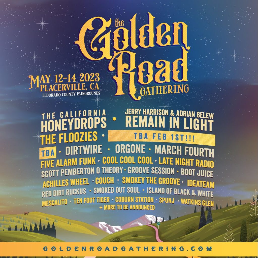 THE GOLDEN ROAD GATHERING ANNOUNCES LINEUP ADDITIONS – TICKETS ON SALE NOW