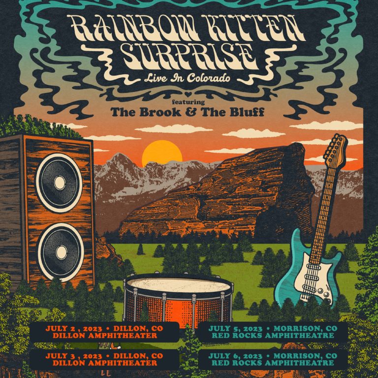 RAINBOW KITTEN SURPRISE – Dillon Amphitheater July 2 & 3, Red Rocks Amphitheatre July 5 & 6, 2023