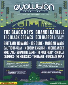 BRANDI CARLILE, THE BLACK KEYS, THE BLACK CROWES, BEN HARPER, BRITTANY HOWARD, AND MORE TO PERFORM AT INAUGURAL EVOLUTION FESTIVAL