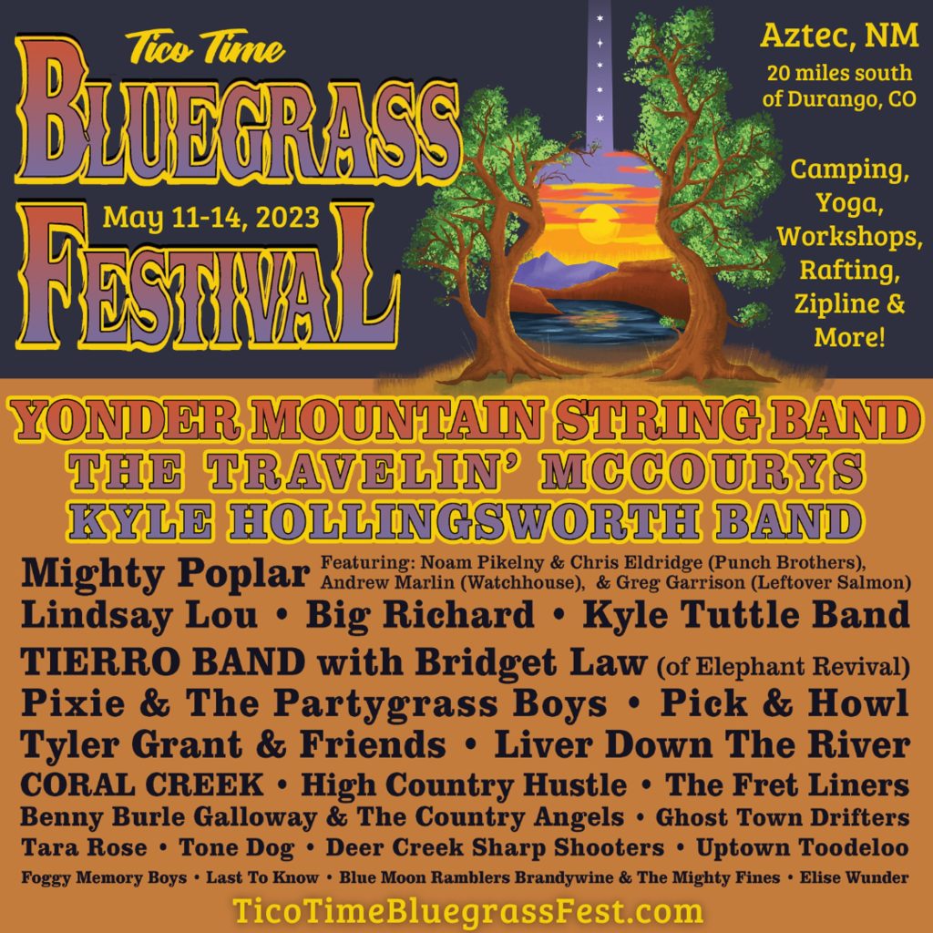 TICO TIME BLUEGRASS FESTIVAL Announces 2023 Lineup