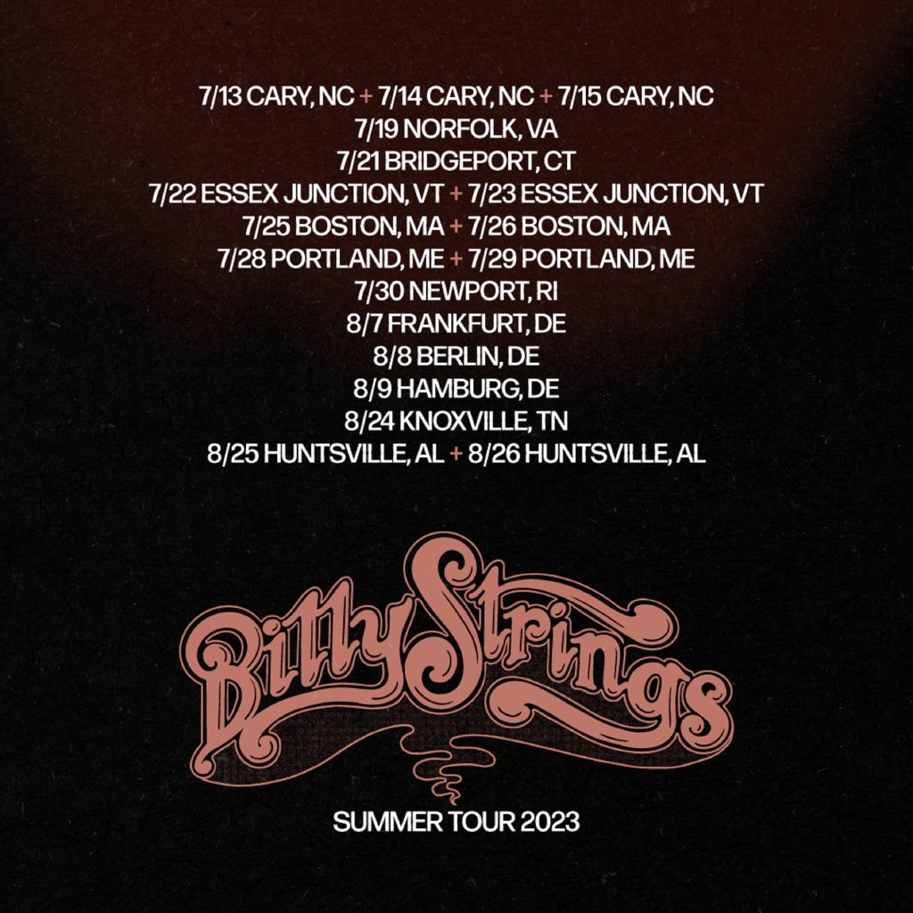 Billy Strings confirms summer 2023 headline tour