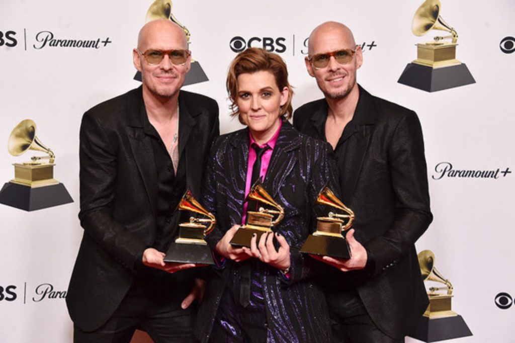 Brandi Carlile wins three awards at 65th GRAMMY Awards, performs “Broken Horses” during live broadcast