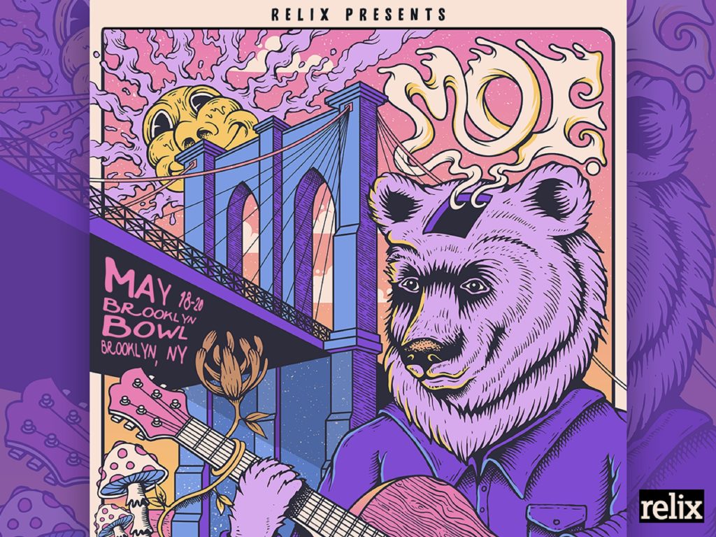 moe. announces 3-night run at New York’s Brooklyn Bowl to cap winter/spring US Tour