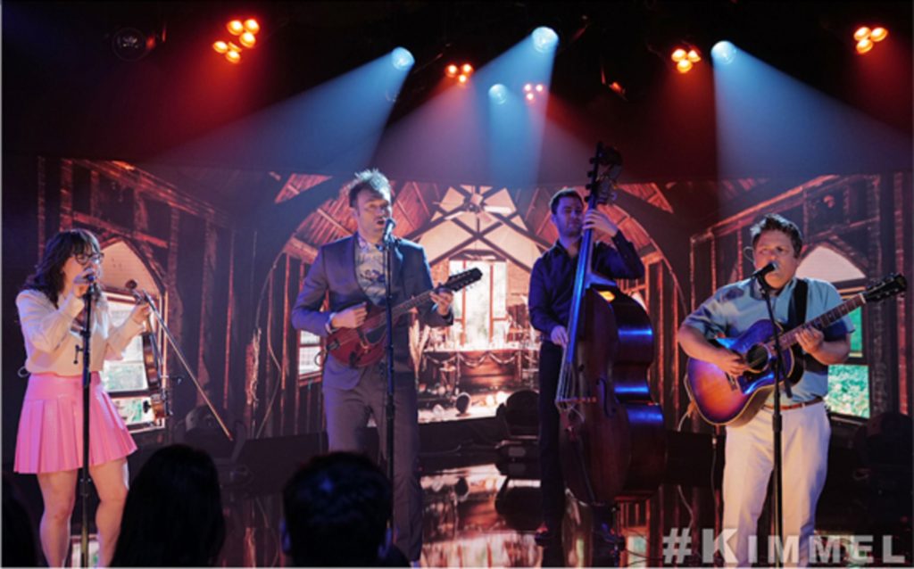 Nickel Creek perform “Where the Long Line Leads” on “Jimmy Kimmel Live!”