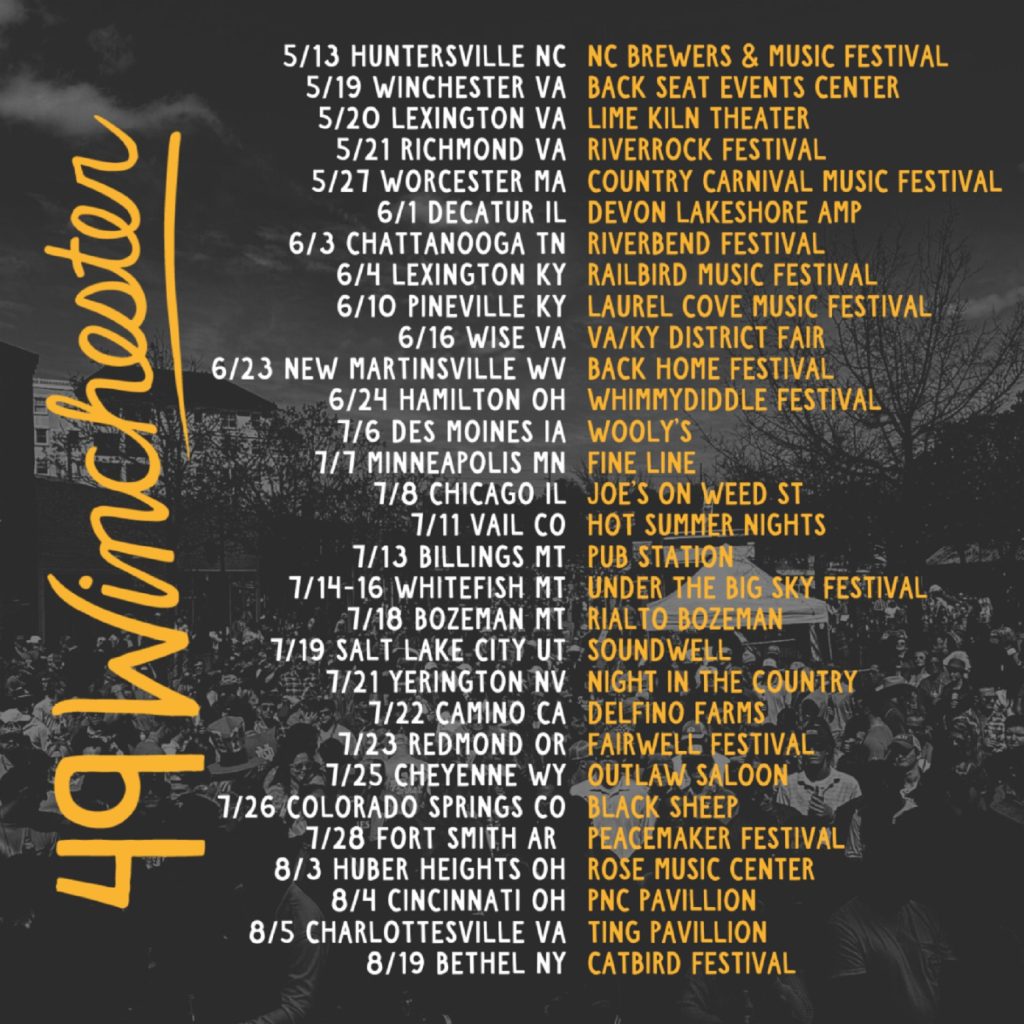 49 WINCHESTER CONFIRM SUMMER 2023 TOUR DATES