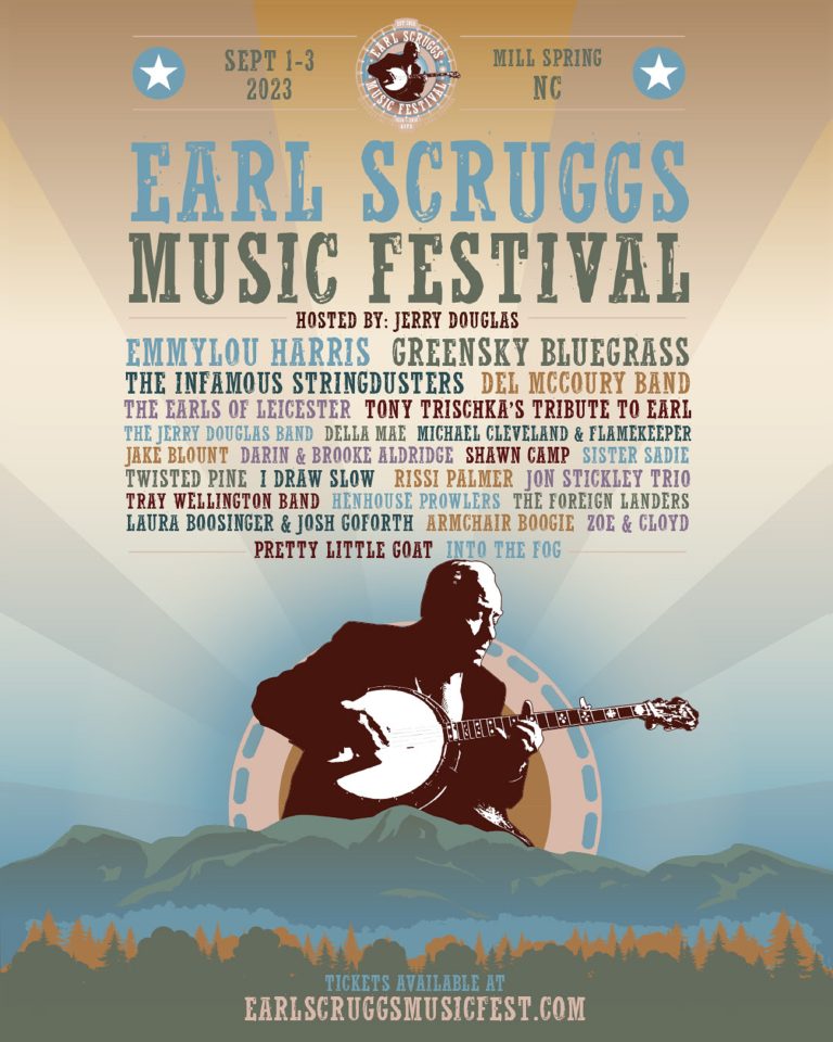 EARL SCRUGGS MUSIC FESTIVAL Shares 2023 Lineup: EMMYLOU HARRIS, GREENSKY BLUEGRASS, THE INFAMOUS STRINGDUSTERS, DEL MCCOURY BAND, and more