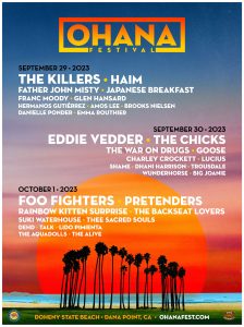 Ohana Festival 2023 Lineup + Pre-Sale