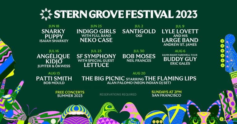 STERN GROVE FESTIVAL ANNOUNCES 2023 MUSIC LINEUP