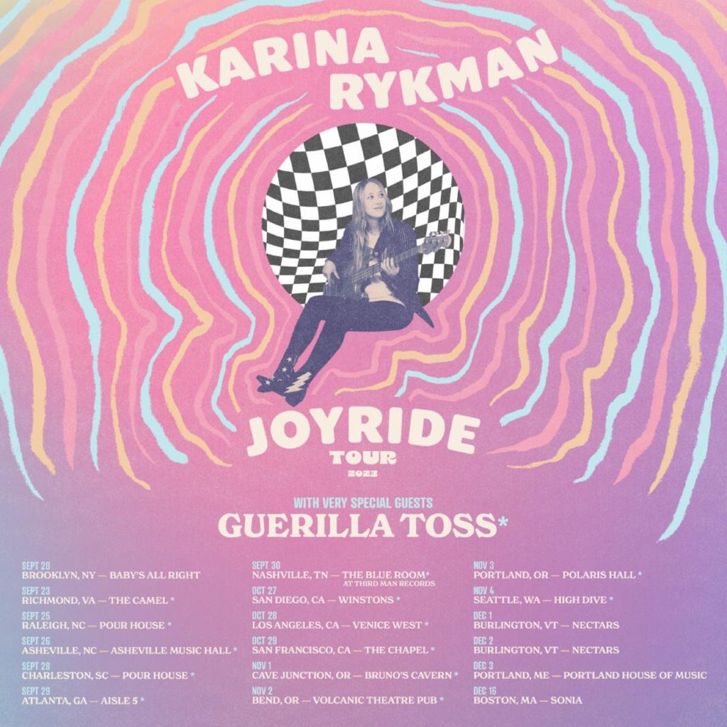 Karina Rykman announces headlining tour; debut album out Aug 18