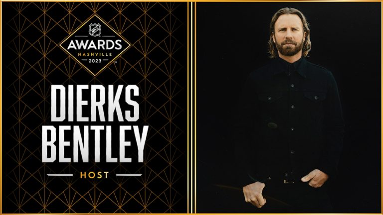 DIERKS BENTLEY TO HOST 2023 NHL AWARDS IN NASHVILLE ON JUNE 26