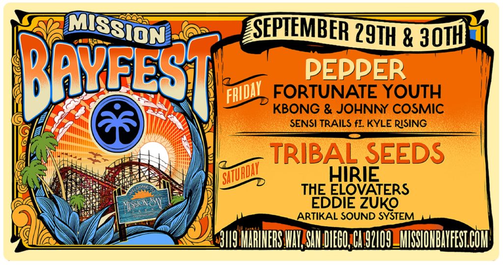 Mission Bayfest 2023 Announces A 2 Day Lineup at Mariners Point Park in San Diego