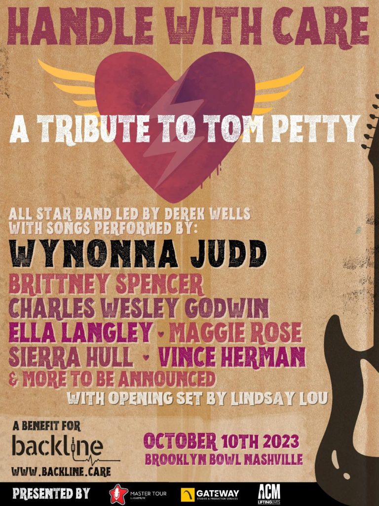 Backline announces World Mental Health Day events in Nashville: Tom Petty tribute benefit concert + clinical trainings on sale today