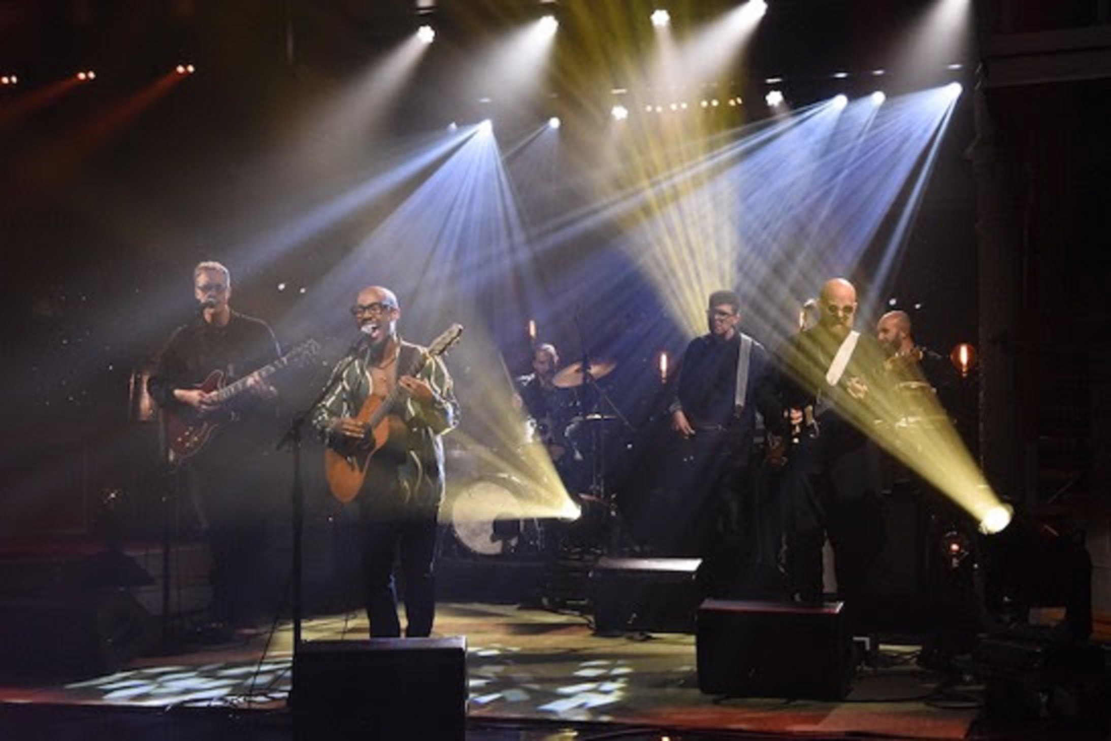 Louis Cato performs on The Late Show with Stephen Colbert for show's return, plays title track from new album 'Reflections'