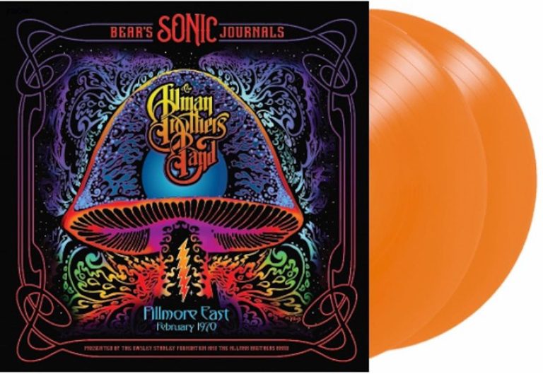 Allman Brothers Band & Owsley Stanley Foundation To Release Exclusive 2-LP Limited Run “Orange Sunshine” Vinyl 'Bear’s Sonic Journals: Allman Brothers Band Fillmore East February 1970' Out November 3
