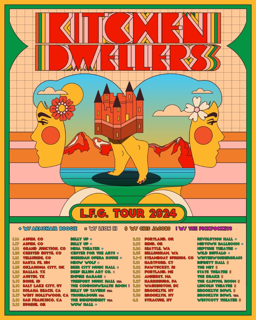 Kitchen Dwellers announce L.F.G. Tour 2024