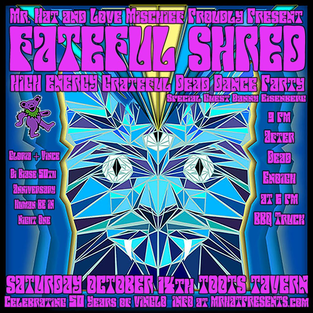 Dead Enough + Dance Party show with Fateful Shred at Toot's Tavern | 10/14/23