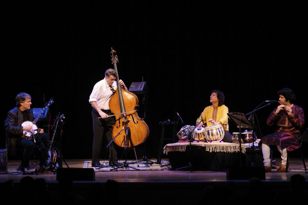 UCLA’s Center for the Art of Performance Welcomes Musical Virtuosos Béla Fleck, Zakir Hussain, Edgar Meyer, and Rakesh Chaurasia for "As We Speak" Performance