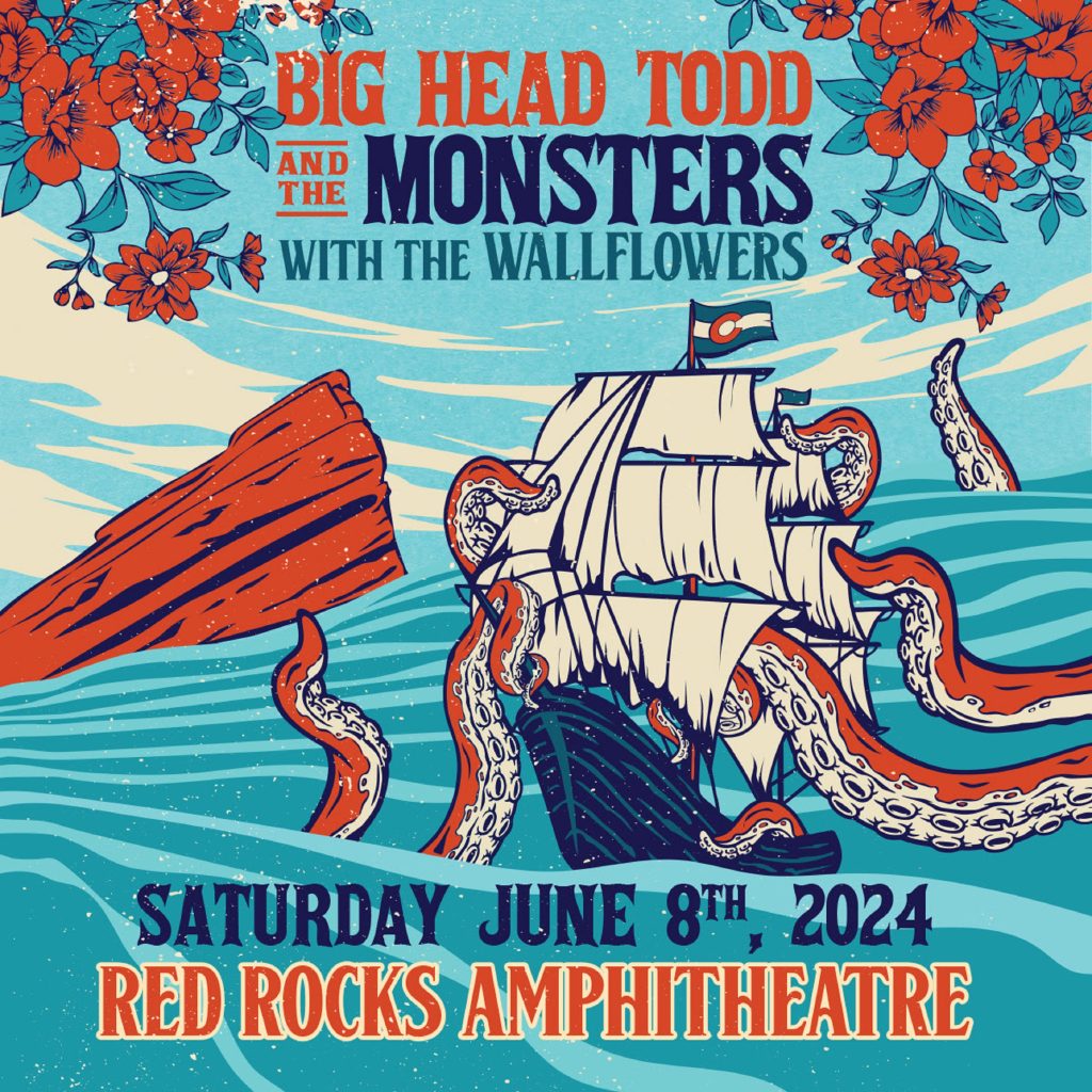 BIG HEAD TODD & THE MONSTERS ANNOUNCE ANNUAL RED ROCKS SHOW – JUNE 8, 2024 WITH THE WALLFLOWERS