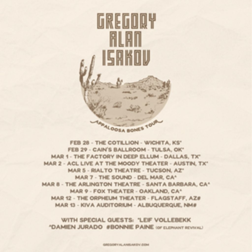 Gregory Alan Isakov confirms 2024 headline tour