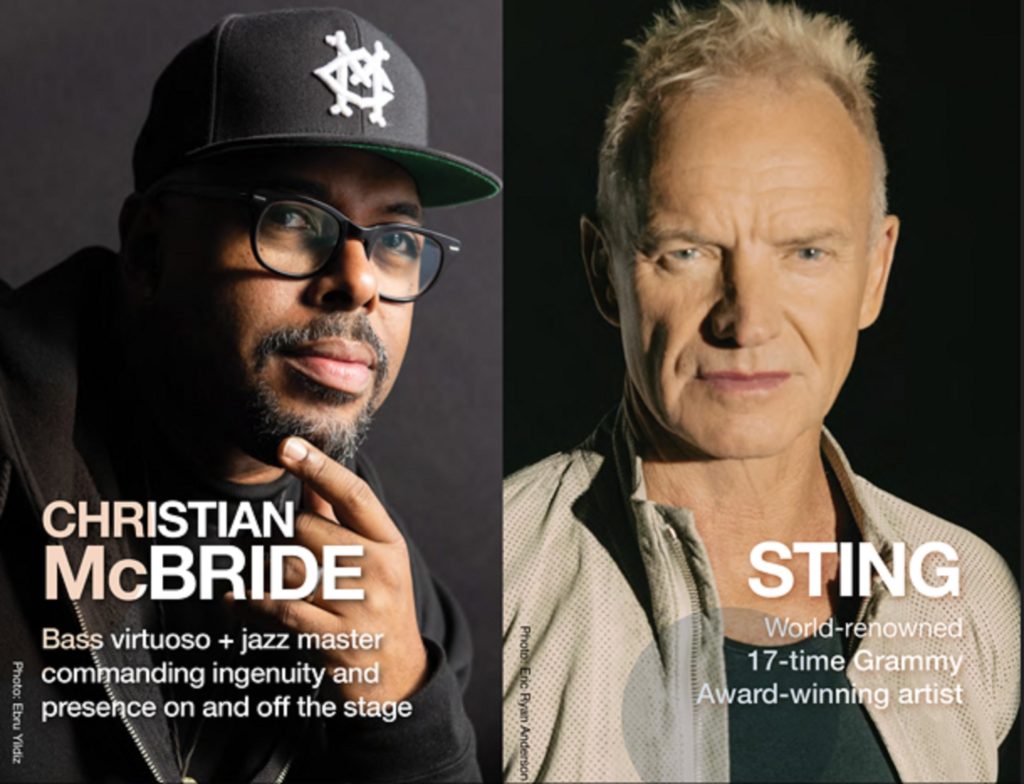 Sting to perform w/ Christian McBride at JAZZ HOUSE KiDS' RALPH PUCCI Jazz Set Benefit