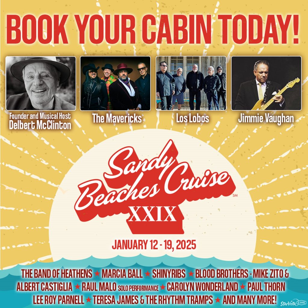 The 29th Sandy Beaches Cruise To Set Sail in 2025 – Initial Lineup Announced