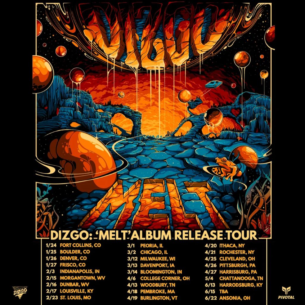 Dizgo Unveils New Album "Melt": A Fusion of Rock, Jam, and Dance Music