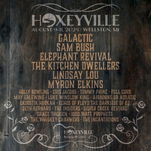 Hoxeyville Music Festival Announces Lineup for 22nd Event Held Aug. 9 – 11 in Wellston, MI