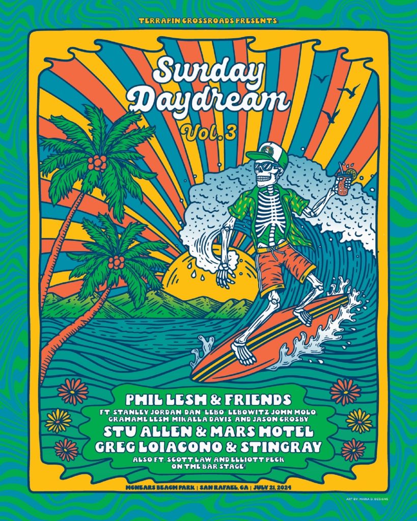 Terrapin Crossroads Announces Full Lineup and Added Details for Sunday Daydream Vol. 3 ft. Phil Lesh & Friends