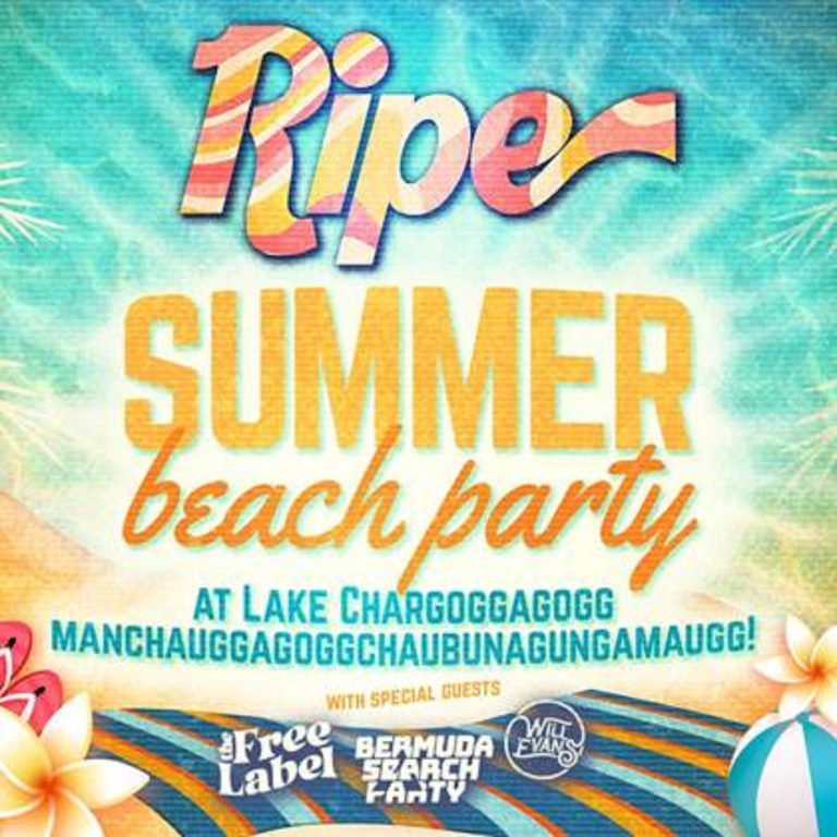 Ripe announces Summer Beach Party at Indian Ranch August 10th with The Free Label, Bermuda Search Party and Will Evans