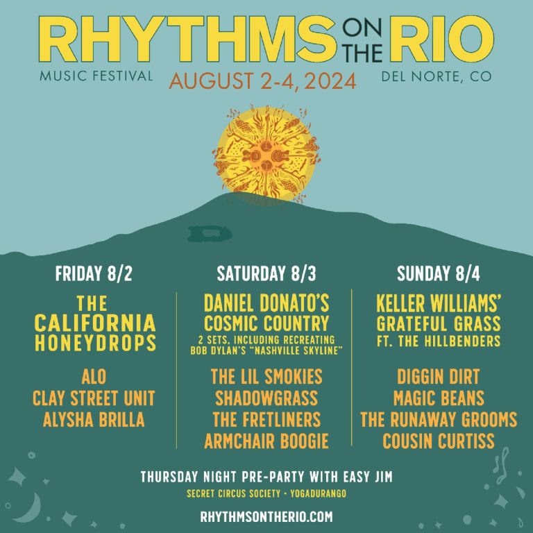 Rhythms on the Rio Music Festival Announces Daily Lineups