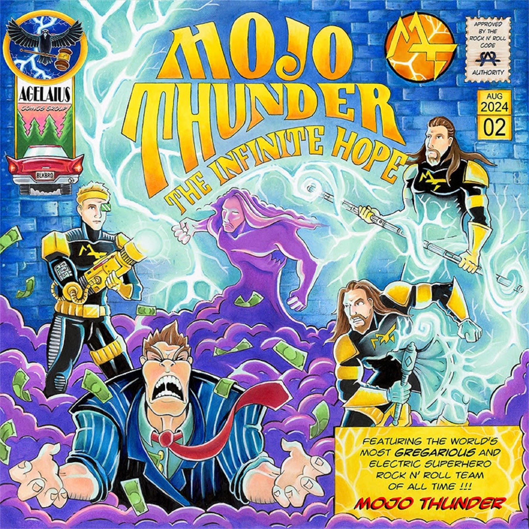 Kentucky Rockers "Mojo Thunder" release "Step By Step" single from new album "The Infinite Hope"